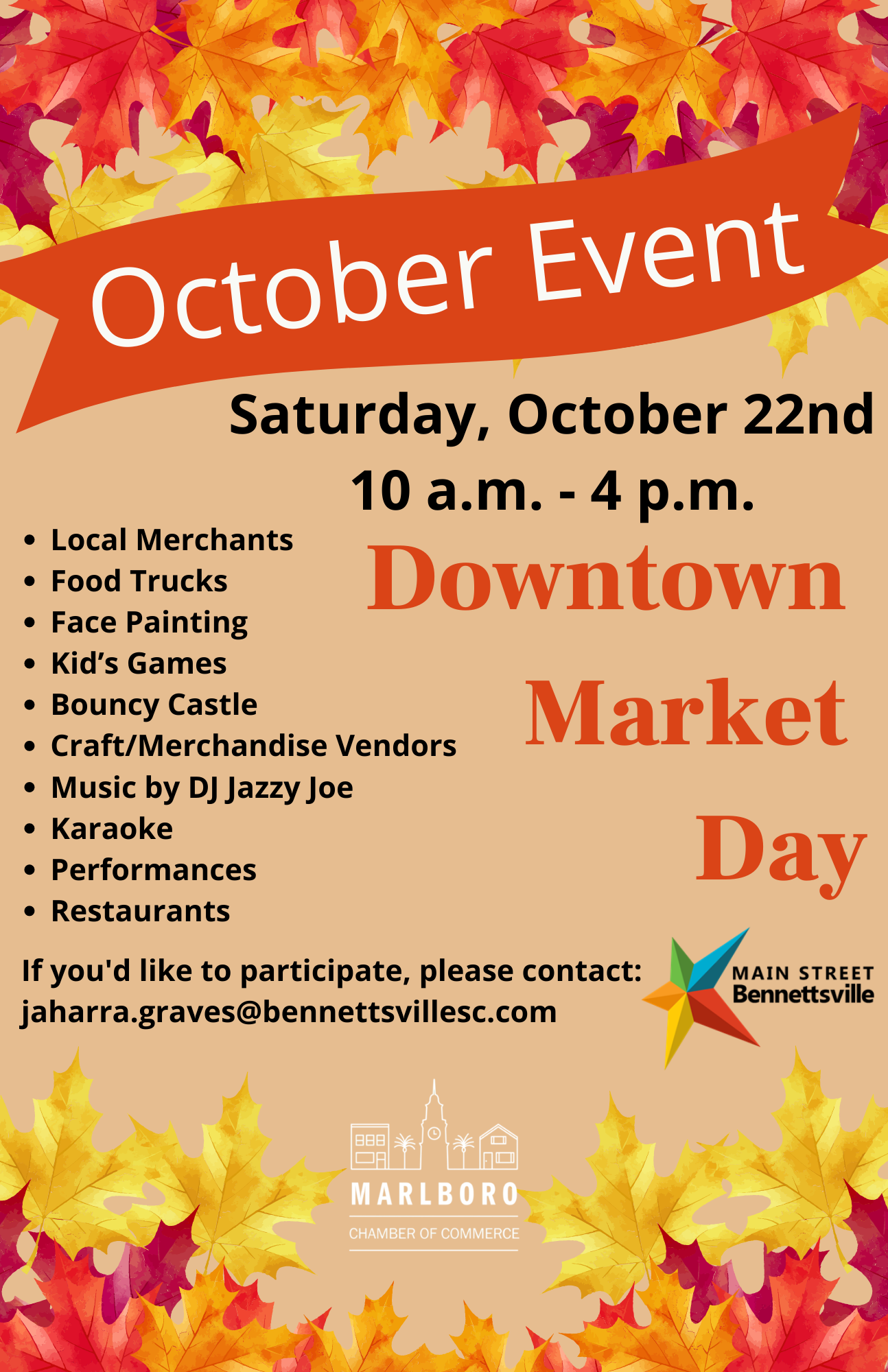 Downtown Market Day | City of Bennettsville, SC