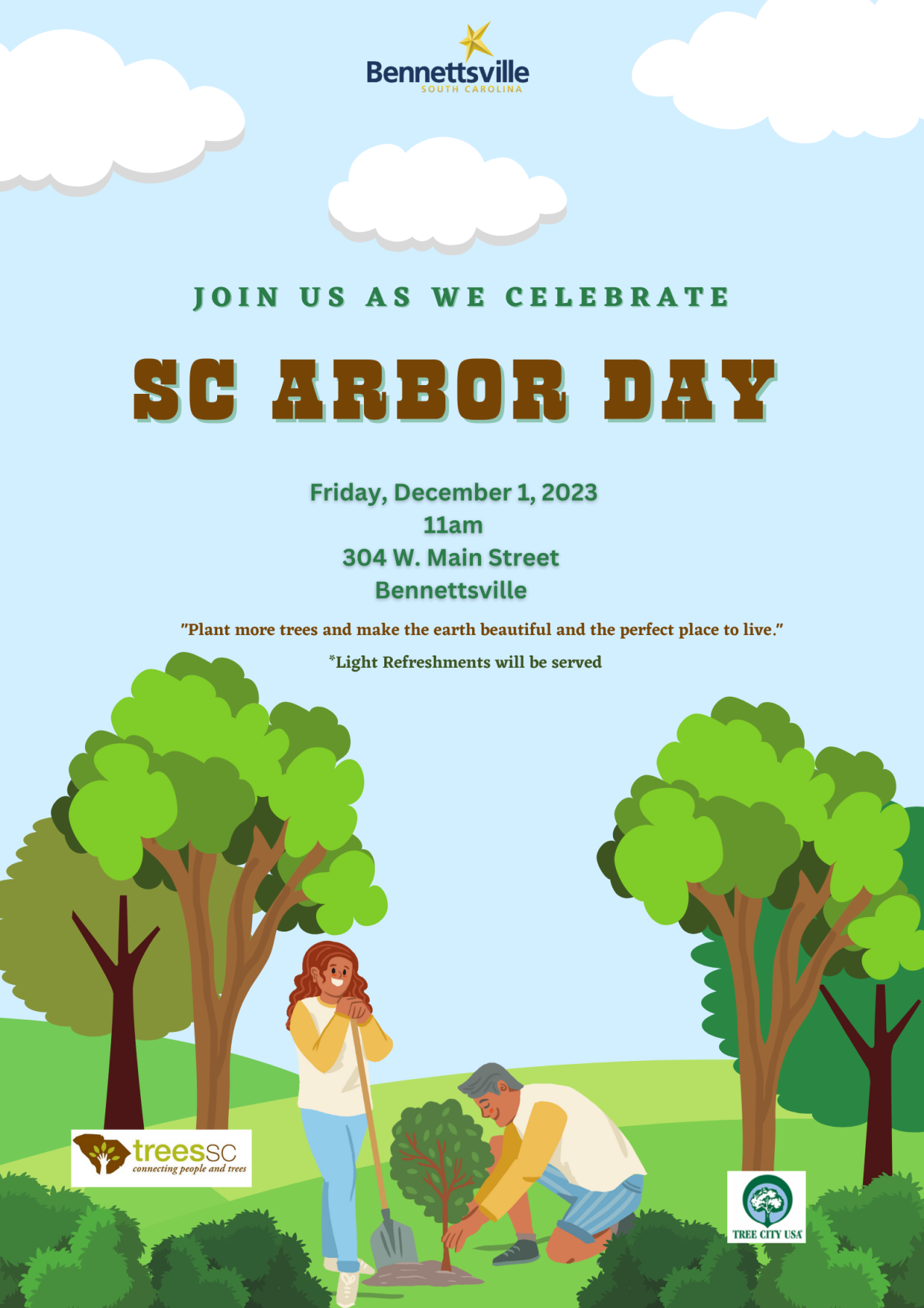 SC Arbor Day | City of Bennettsville, SC